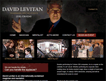 Tablet Screenshot of davidlevitan.com